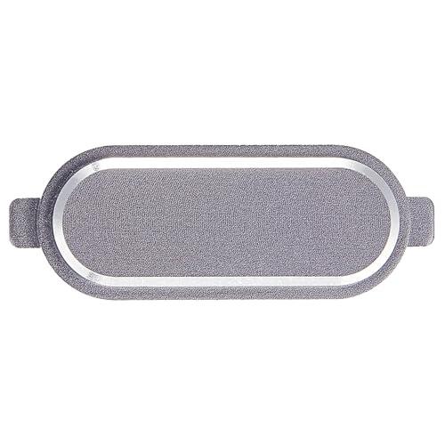 Mobile TM compatible con botón de inicio compatible con Samsung Galaxy J3 Emerge (J327/2017) / J7 Perx (J727/2017) (plata/gris)