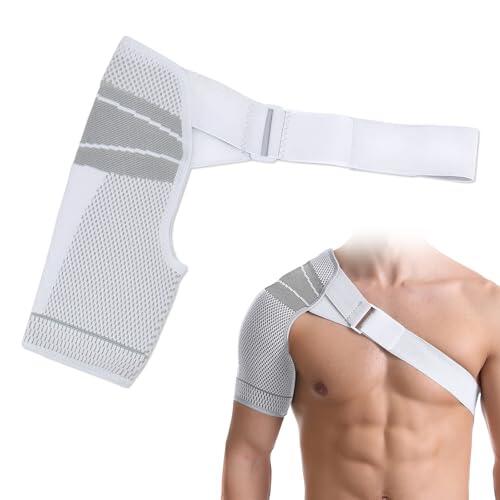 Toimveok 1 Pieza Hombrera Ortopedica Hombreras Ortopedicas Hombrera Deportiva Hombre Unisex Apto Para Ambos Hombros Diseño Ajustable Ofrece Una Sujeción Firme Aplicable A Hacer Ejercicio Y Uso Diario