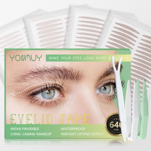 Double Eyelid Tape,Eyelid Lifter Strips, for Hooded Eyes Invisible,Hooded, Droopy Lids,Invisible Eyelid Tape for Hooded Eyes,Invisible Eyelid Tape (513)