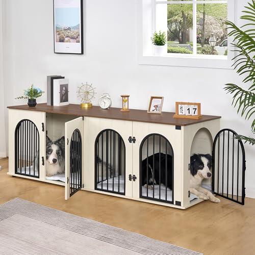 Soluciones de descanso canino: análisis de la jaula doble Hzuaneri