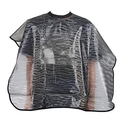 HEEPDD Corte de Pelo para Tintes para el Cabello, Capa, Chal para Teñir el Cabello Resistente a la Humedad para Salones y Uso Doméstico Corte de Pelo para Tintes para el, Peluquería Transparente