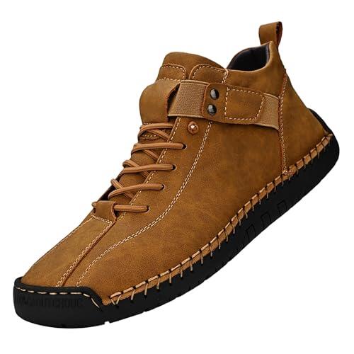 Zapatos descalzos para hombre, botas chukka antideslizantes del Reino Unido, zapatos ortopédicos Vogany, transpirables, zapatillas de bolos, ajuste ancho, sin caída, para caminar al aire libre