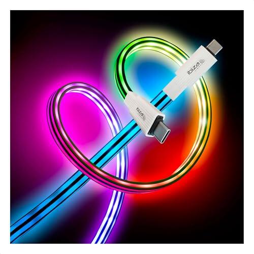 Ilumina tu escritorio con el cable Ibiza FURIOUS-CABLE USB-C ARGB