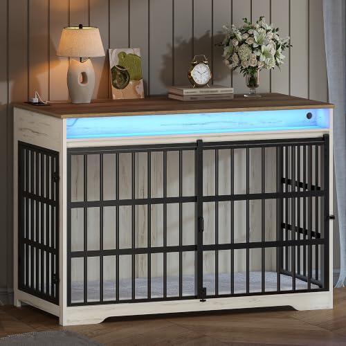 Soluciones de diseño para el hogar: Análisis de la jaula mueble Hzuaneri para perros grandes