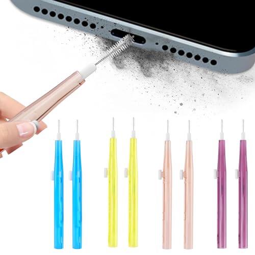 ZIOYANE Kit de limpieza de puerto de carga de 8 piezas, juego de limpiador multiusos USB-C y herramientas de cepillo fino para smartphones, portátiles, altavoces y aberturas de micrófono