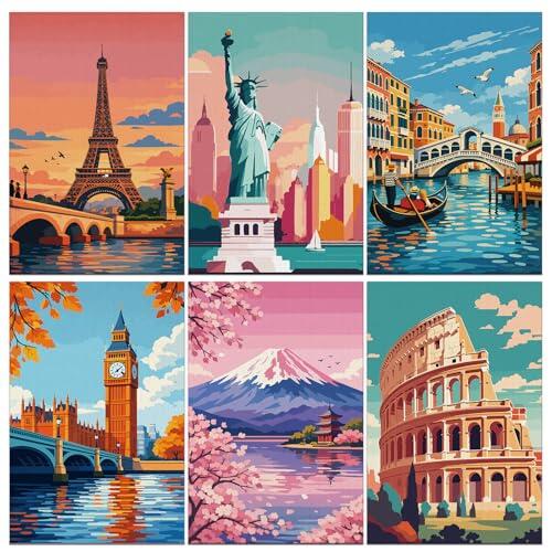 Descubre el placer de pintar con el completo kit Kaieteur de pintura por números