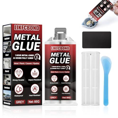 LIKFCBOND Pegamento para Metal, 85g Pasta Soldadura en Frío Metal Líquido