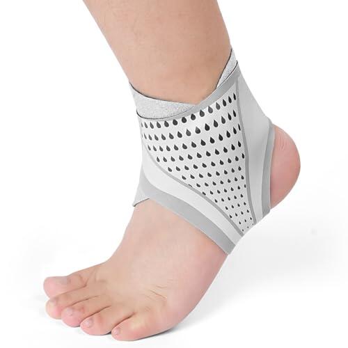 AOOHA Tobillera para Estabilizar y Prevenir Torceduras,Soporte Tobillo con Compresión Estabilizadora Ajustable,Tobilleras Deportivas de Compresión,Unisex,Ideal para Correr,Fútbol,Fitness,Senderismo