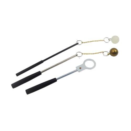 FewNvWa Juego de Herramientas de Expansión Térmica para la Demostración Física con Bola y Anillo Instrumental Educativo para Experimentar la Dilatación de, Negro