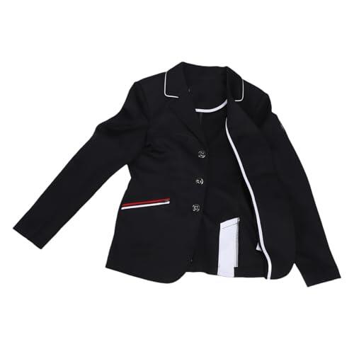 Chaqueta Ecuestre Ligera para Niños, Abrigo Transpirable para Montar a Caballo para Competición de Entrenamiento (150) (150) (160)