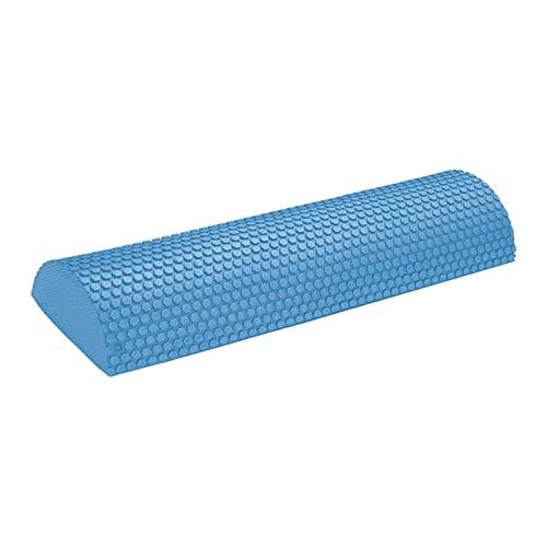 predolo Rodillo de Espuma EVA Semicircular, Rodillo de Espuma para Masaje Y Fitness, Capacidad de Carga de 200 Kg, Rodillo de Espuma Semicircular para El, Azul 45cmx7.5cm