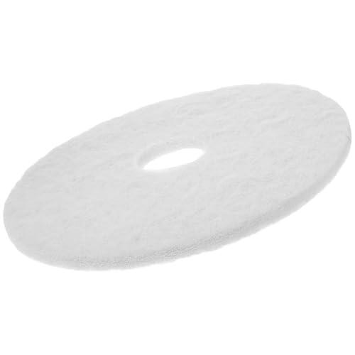 Levemolo Almohadilla Pulidora de Suelo para Pulidora Suelos, Tejido Blanco, Fácil Operación y Durabilidad, Adecuado para Hogar y Uso Comercial en Pisos Duros