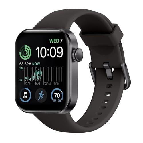 Reloj Inteligente Mujer Hombre, 1.85" Smartwatch con Llamadas Bluetooth, 140+ Modos Deportivos Smart Watch con SpO2/Pulsómetro/Monitor de Sueño/Podómetro, Impermeable IP68 Smart Watch Para Android iOS