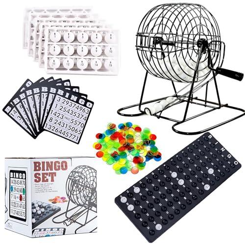 Diversión en familia: Análisis del juego de bingo completo con tambor metálico