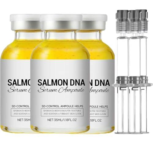 Sérum de ADN de salmón, suero de colágeno profundo para la cara, ampolla de ADN de salmón, suero PDRN, blanqueador y reafirmante, antiedad e hidratante para rostro y cuerpo. (3)