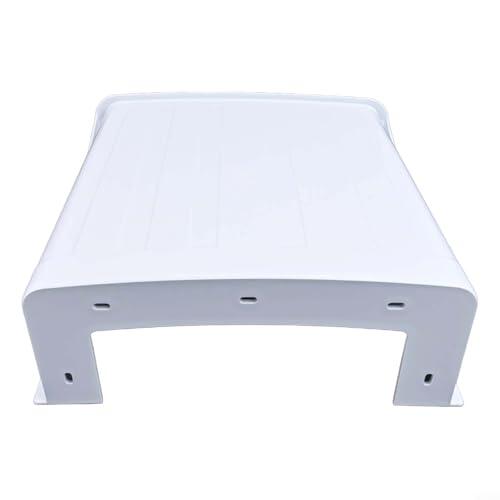 Cubierta impermeable para cámara con techo protector de sol y lluvia para cámaras de seguridad al aire libre, construcción de plástico, compatible con varios modelos (1 unidad)