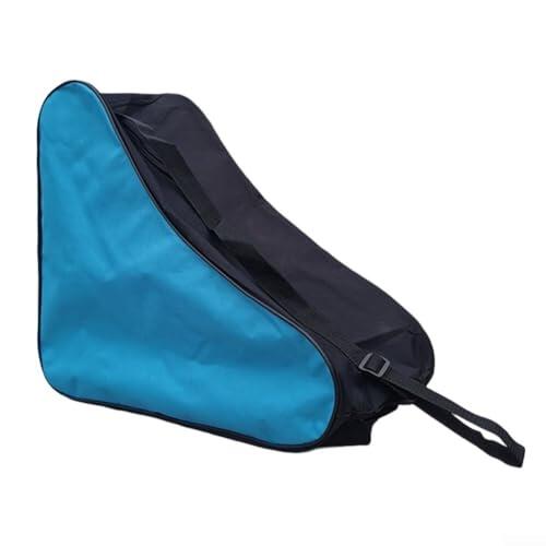 Bolsa de transporte para patines de ruedas de gran capacidad, bolsa deportiva de tela Oxford con correa de hombro ajustable para transporte de adultos, bolsa de almacenamiento plegable para patines de