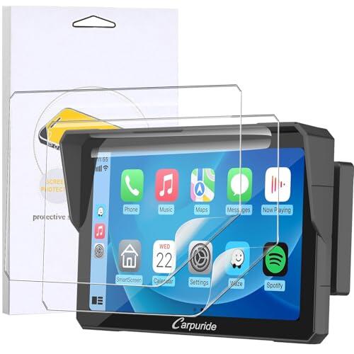 KUSINHOKA Protector de Pantalla para Carpuride W702BS Pro/W702/W712D 7 Pulgadas, [2 Piezas] Anti-Arañazos Flexible Pet Protectora Película, Sin Burbujas, HD Ultrafina Película Protectora de Pantalla