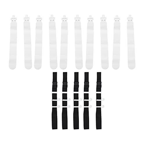 Set de fútbol bandera ajustable, 5 correas de fútbol bandera de PP con 2 banderas una, equipo de entrenamiento duradero para jóvenes y adultos, ideal para partidos de (Blanca)