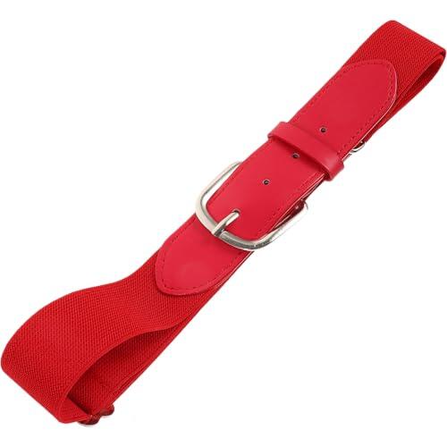Uonlytech Cinturón Elástico Ajustable para Béisbol Juvenil Aleación de Zinc y Nylon, Accesorio Versátil para Deportes al Aire Libre y Estilo Moderno