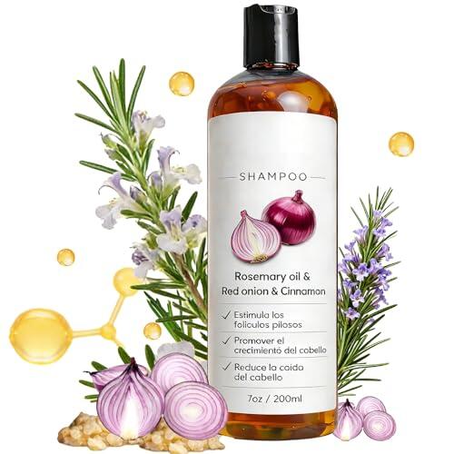 Excalvo Champu, Excalvo Champu de Cebolla,Con Extracto De Canela, Limpieza Diaria Para Un Cabello Más Denso En Apariencia, para Hombres y Mujeres (1PCS)