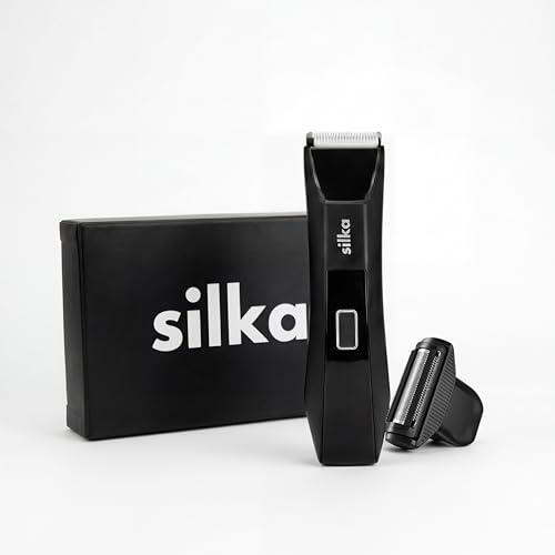 Silka Body Trimmer – Recortadora Corporal para Hombre, Cuidado de Zonas Sensibles sin Cortes ni Irritación
