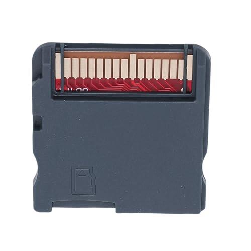 Aramox Tarjeta Flash R4 para 3DS NDS NDSL con WOOD, Compatible con Juegos GB GBC SFC PCE, Tarjeta Emuladora Multicartucho, Plug & Play. (Conjunto negro WOODHK)
