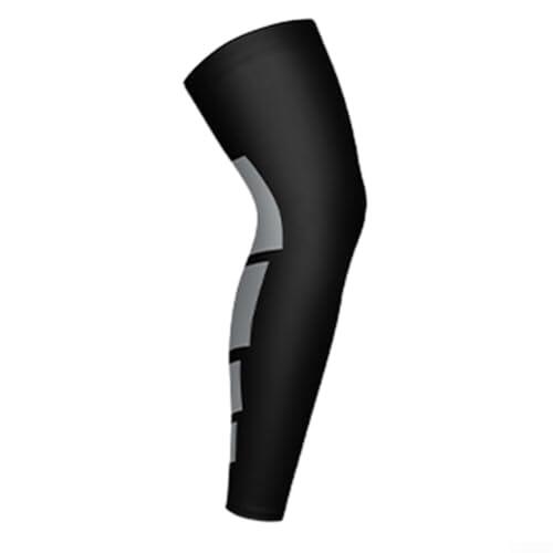 Manga de pierna transpirable para baloncesto, fútbol, voleibol, gimnasio, estabilizador de articulaciones, resistente al desgaste, almohadilla protectora de rodilla con tira antideslizante de silicona