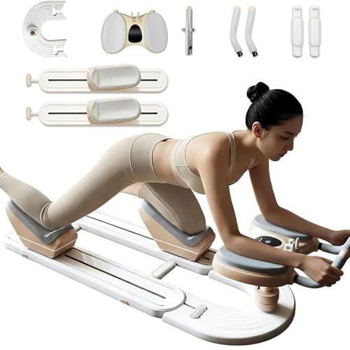 Drmoxin Máquina de descompresión espinal, Entrenador de torsión y Estiramiento de Columna,3 Alturas Ajustables,Ejercicio de bajo Impacto de 42 cm,para tonificar la Cintura y Estirar Las piernas