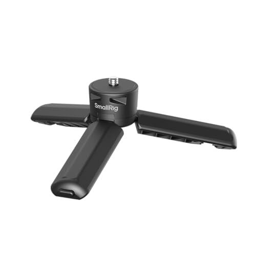 SMALLRIG Trípode para cámara para dji Osmo Pocket 4 / Pocket 3 / Action 6/5 Pro, para cámaras de acción, Capacidad de Carga 500 g / 17,6 oz, Peso 50 g / 1,76 oz, Compacto a 10 cm / 3,9'' - 6049