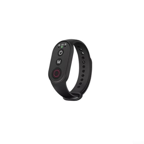Control remoto compacto para Bluetooth para cámara de acción, compatible con DJI para Osmo Action 6/5/4 y para Insta360 Go For-Pro, obturador inalámbrico ABS duradero (negro)