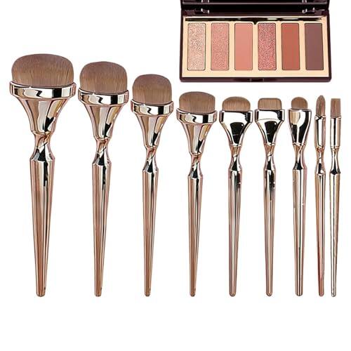 Juego de brochas de maquillaje para viaje,Set de herramientas de carbón reutilizable | Pincel de dibujo con carbón vegetal,para Maestras Artistas Maquillaje Pastel Bodas Salón Hogar Viajes Diario