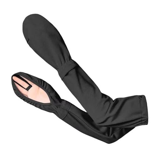 CAZSTYK Manga de protección solar para exteriores, protección solar para brazos, equitación, guantes de sol para hombres y mujeres, mangas de enfriamiento para brazo