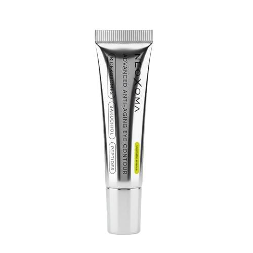 NEOXOMA - Contorno de Ojos Roll-On con Exosomas y Bakuchiol | Eye Contour con Péptidos | Mejora Apariencia de Líneas y Bolsas | Mirada Más Luminosa y Descansada | 15 ml