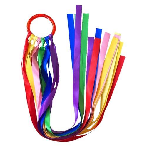 Cintas de baile para niños - Twirling Streamers | Serpentinas de muñeca ,para competición, preescolar, , producto fotográfico, actuación escénica, espectáculo de talentos, ballet al aire