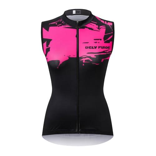 UGLY FROG 2026 Maillot Ciclismo Mujer, Bicicleta De para Jersey Manga Corta Cómodo Respirable Secado Rápido