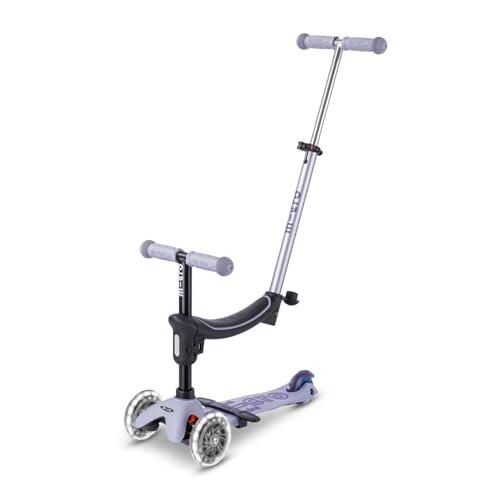 Mini2Grow 2.0: El patinete escalable en color lavanda que acompaña el crecimiento infantil