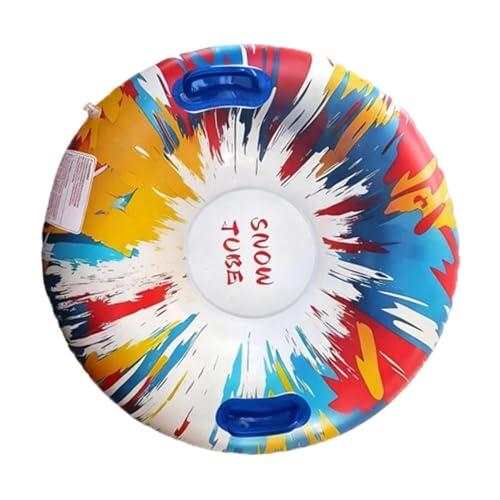 Tubo de nieve inflable – de trineo de invierno resistente de 100 cm, trineo de tubo duradero, tubo de nieve reforzado