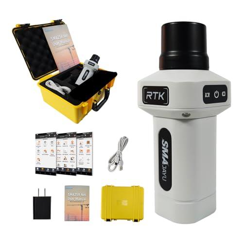 Equipo de topografía GNSS RTK SMA25R Net, Receptor GPS portátil Android con Software, conexión CORS, precisión de 10 cm Mediante PPP, compensación de inclinación de 0-60°, para topografía