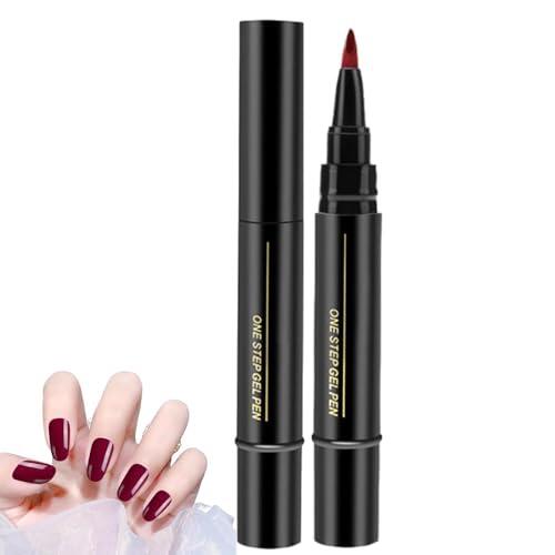 Rotuladores esmalte uñas en gel | 5ml Bolígrafos decoración uñas | Lápiz esmalte uña secado rápido delineador puntos | Uña gel Esmaltes artísticos Marcadores Herramientas Accesorios