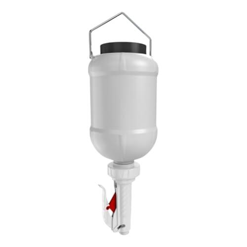 Hipzeepo Sauce Dispenser 5.5L Large Capacity For Mustard, Salad, Ketchup, Mayonnaise Dispensing System White