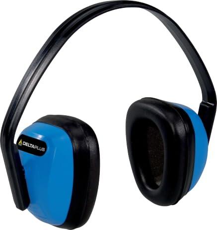Auriculares antirruido profesional SNR 23 dB, fabricados en Italia – Protección auditiva con diadema ajustable de ABS y almohadillas de espuma PU Soft