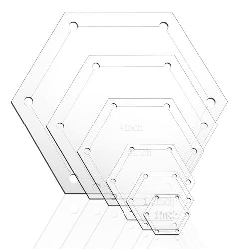 Precisión Geométrica en tus Manos: Plantillas Hexagonales de Acrílico