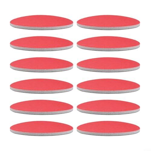 12 almohadillas de lijado de bolas de bolos para renovación de superficie con cinco niveles de grano para que coincida con los diferentes requisitos de condición de la bola (12 unidades, 500)