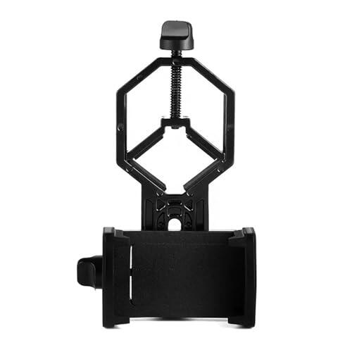 Adaptador de Móvil Ajustable Compatible con Prismáticos Monoculares Telescopios y Microscopios Soporte Compacto Ligero para Actividades