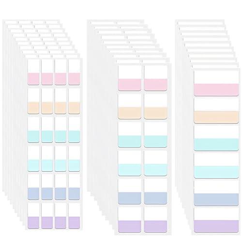 420 unidades de etiquetas adhesivas de colores, marcadores de página autoadhesivos, índice para suministros de oficina, tiras adhesivas para marcar libros, documentos y textos legales