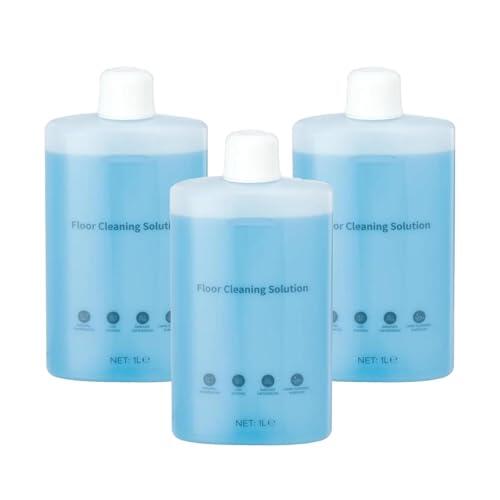 1L concentrado de limpieza multi-superficie compatible con Roborock Saros 10R/Saros Z70/Qrevo/S7/S8/Q5 Pro/Flexi para aspiradoras y mopas robot, sin espuma ni rayas, secado rápido(3PCS)