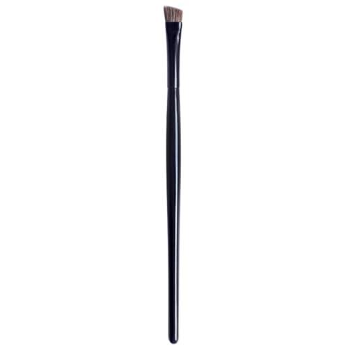 SOESFOUFU Juego de Pinceles para Ojos y Cejas 2 Piezas, Pincel Delineador Pequeño y Pincel Angular para Cejas, Mango de Madera, Cerdas de Fibra para Maquillaje Natural, Herramientas