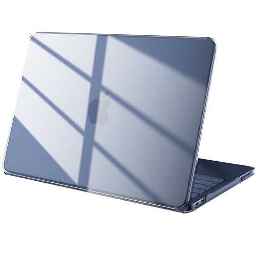 eleger Funda Compatible con MacBook Neo 13 Pulgadas A18 Pro A3404, lanzada en 2026, Carcasa rígida para Mac Book Neo 13", Índigo Transparente