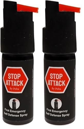 Pelta Spray antiagresión de 15 ml (Paquete de 2)